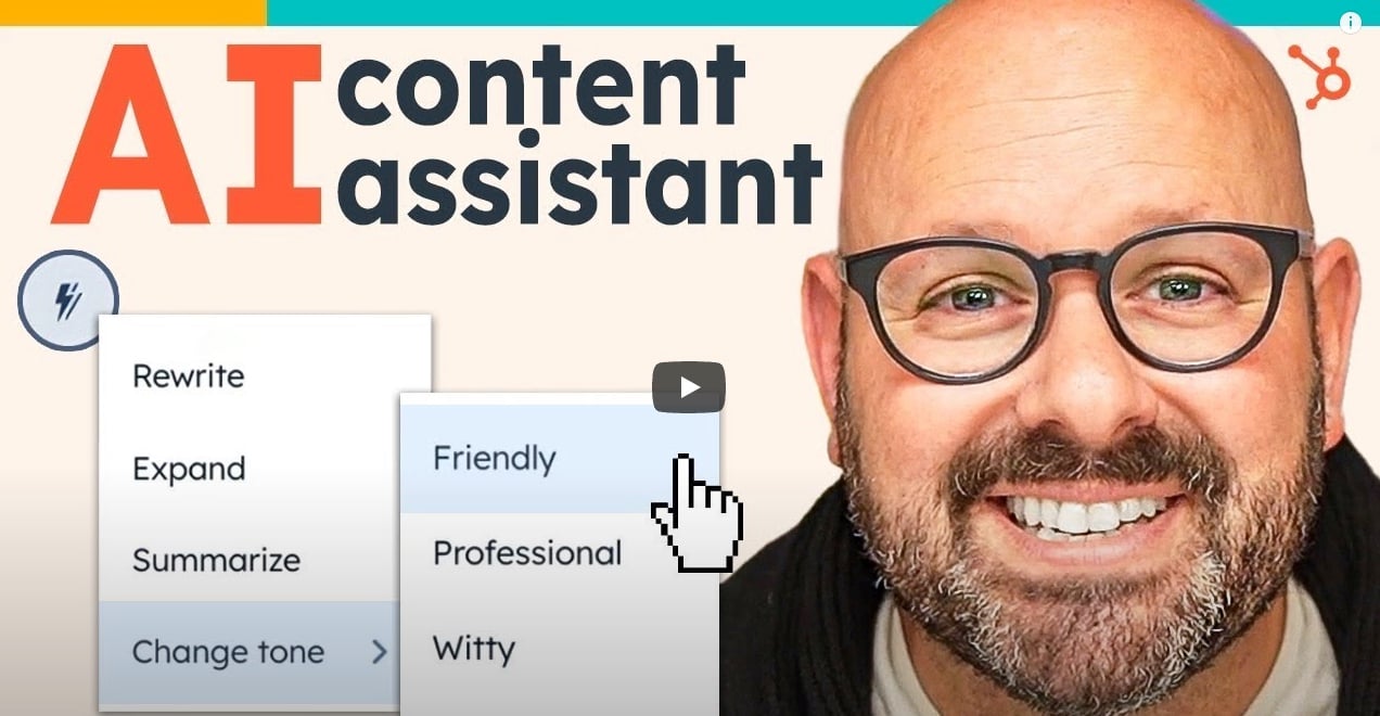 ai content assistant in hubspot