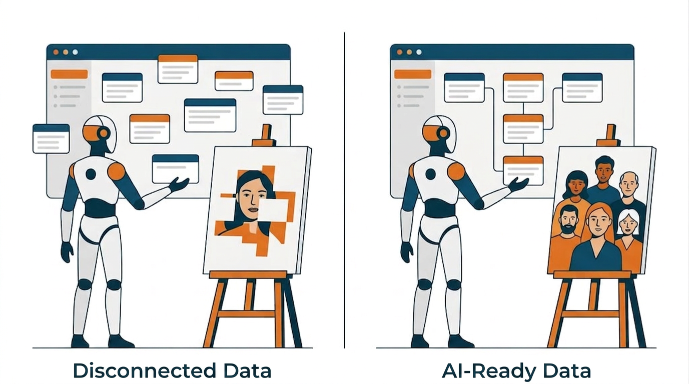 Disconnected Data vs AI-Ready Data