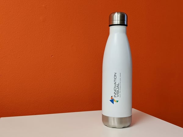 Innovation Visual's re-usable water bottle