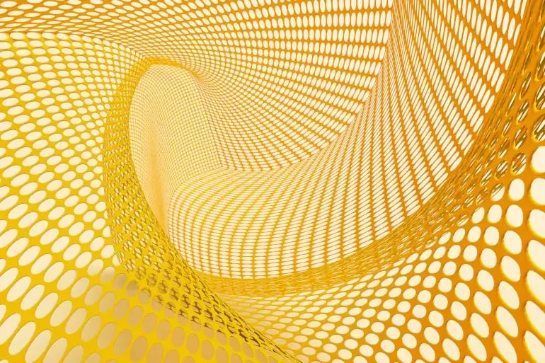 innovation-visual-revops-transformations-concept-abstract-background-of-yellow-metallic