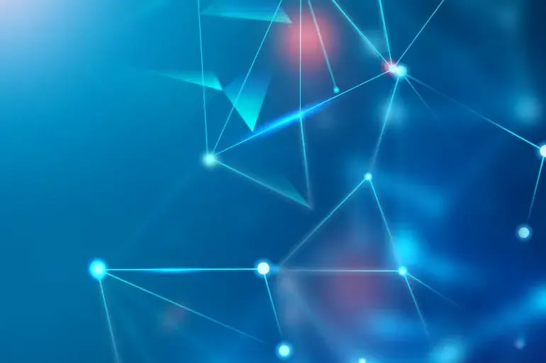 innovation-visual-revops-transformations-concept-blue-light-network