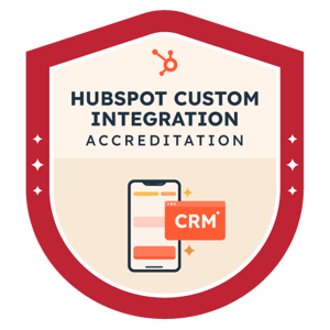 Innovation Visual Accreditations Badge HubSpot Custom Integration