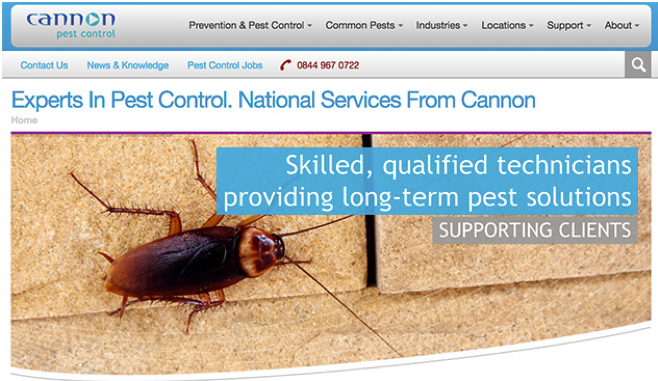 Cannon-Pest-Control-website