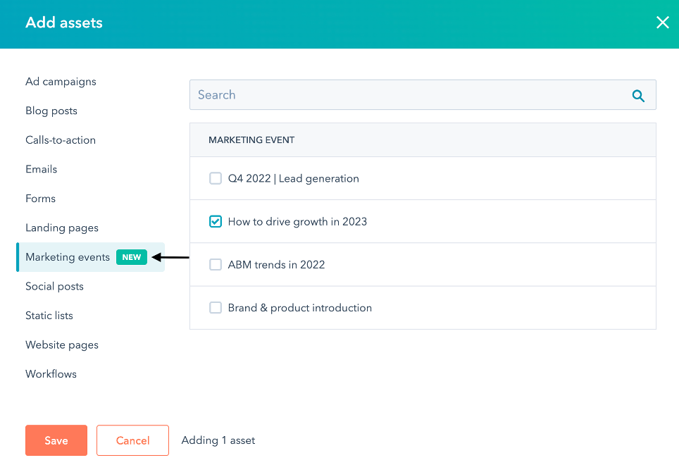 hubspot-marketing-events-association-with-campaigns
