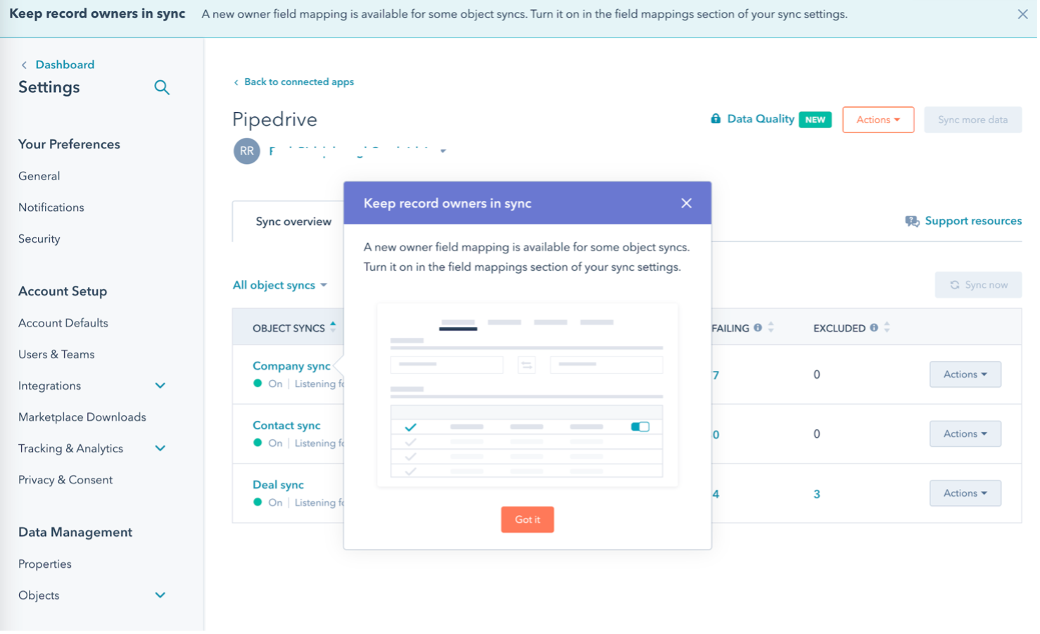 hubspot-owner-sync-interface