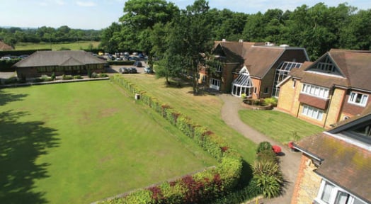 tanshire park from an aerial view 