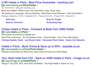 4 Adwords Ads At The Top Of Results Page