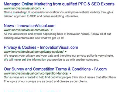 Innovation Visual SEO