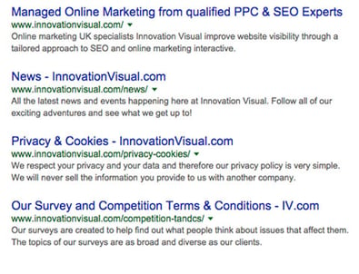 Innovation Visual SEO