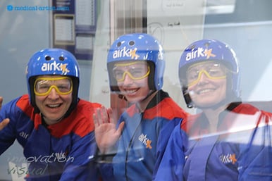 Team Building Photo At AirKix