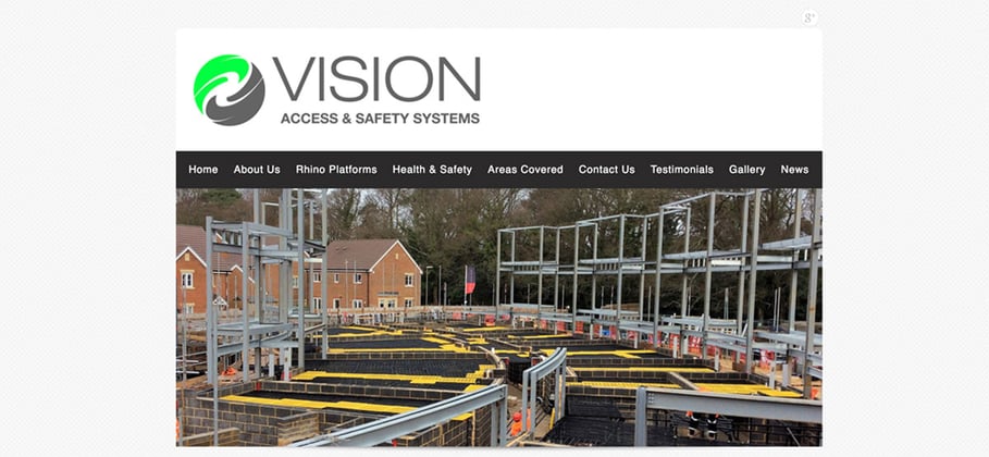 Vision Access Website Homepage