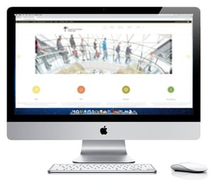 Innovation Visual Website On iMac Display