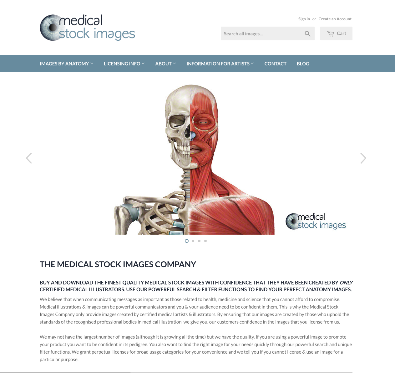 Medical Stock Images Company Website