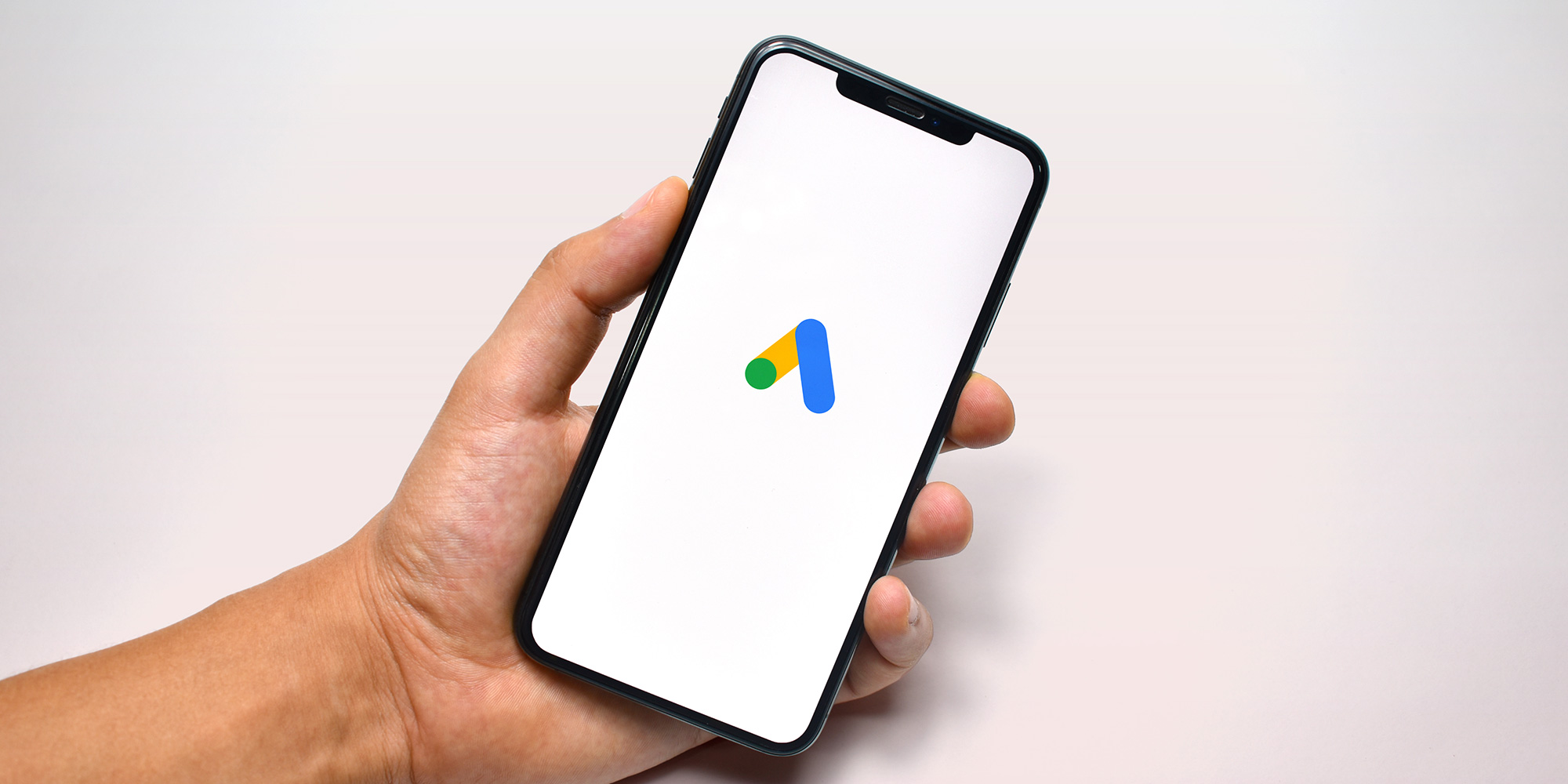 Google Ads Interface on Mobile Device