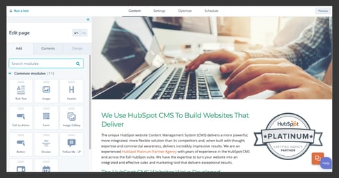User friendly and intuitive HubSpot CMS Interface - Innovation Visual's Website