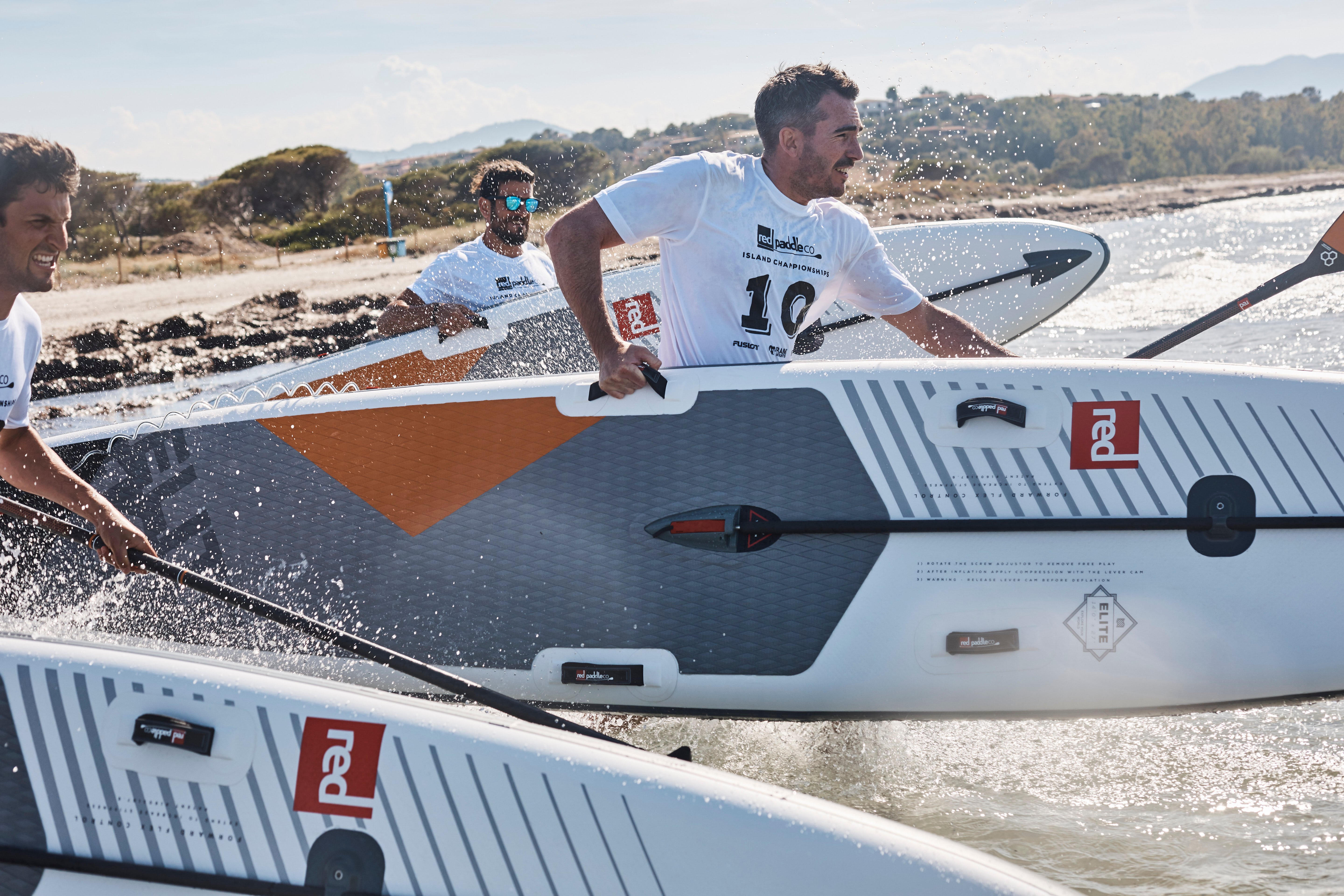 Red Paddle Co paddleboarding race
