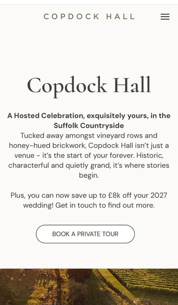 copdock-hall-xenia-venues-landing-page-personalisation-2