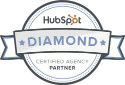 Hubsopt Marketing Agency Innovation Visual Hubspot Diamond Partner Badge