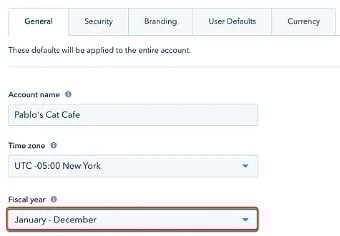 iscreenshot of Hubspot import errors table goals and forecast