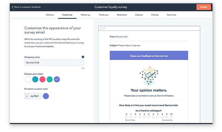 innovation-visusal-on-hubspot-service-hub-relaunch-customise-survey-appearance-screenshot