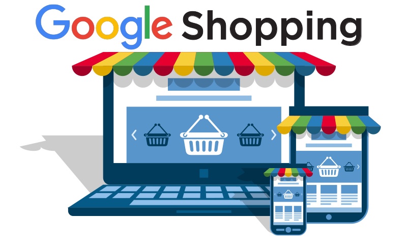 visual of google ads shopping basket